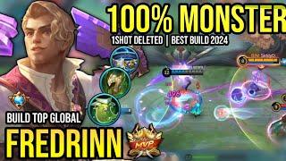 FREDRINN BEST BUILD 2024 | BUILD TOP GLOBAL FREDRINN GAMEPLAY | MOBILE LEGENDS