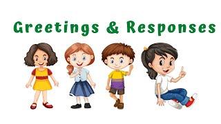 Greetings for kids in English for toddlers, kids and preschool babies | Free Online Pre-school