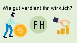 Wie viel Gehalt ist viel? So viel verdiene ich!