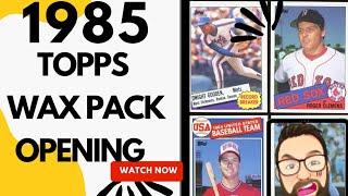 1985 Topps Baseball Cards Pack Opening – Chasing Iconic Hits from the '80s!