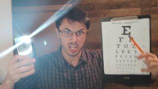 ASMR Cringey Weird AF Eye Exam Roleplay (Fast & Chaotic Personal Attention)