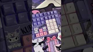 kuromi keyboard  #kuromi #sanrio #cute #hellokitty #akko #keyboard