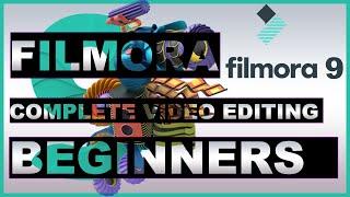 Wondershare FILMORA tutorial 2019  - Filmora9 Tutorial - Designed for Beginners