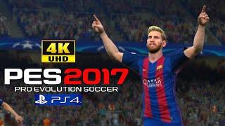 PES 2017 PS4 4k