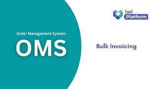 Fynd Platform OMS: (Bulk Action) Invoicing of Shipments