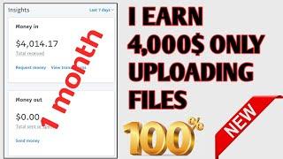 Earn 4,000$ By Uploading Files 2023 || how to make money online #up4ever