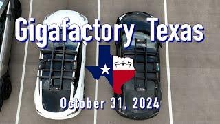 "What's On Top Of The Teslas"   Tesla Gigafactory Texas  10/31/2024  9:14AM