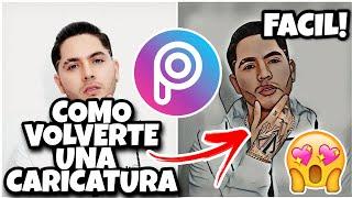  como HACER que TU FOTO sea una  CARICATURA con PICSART/ como USAR picsart  INCREÍBLE!