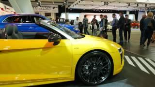 2017 POZNAŃ MOTOR SHOW #3 Porsche AUDI R8 V10 SKODA KODIAQ Volkswagen VW Arteon FIAT Mazda 4K