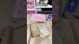 *ASMR* Packing an order| Âm thanh đóng gói| Vải và phụ kiện mini cho Obitsu, Bjd, Doll #asmr