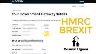 HMRC after BREXIT: New section in HMRC ACCOUNT - Easier way to change personal data