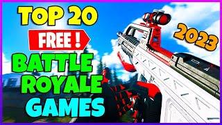 TOP 20 *FREE* BATTLE ROYALE Games to play in 2023