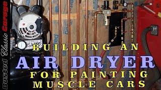 How to remove moisture out of air compressor lines! Building an air dryer for painting classic cars!