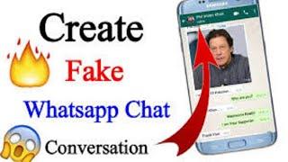 How to Create fake Whatsapp Chat(Conversation)