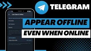 How to Appear Offline on Telegram [Even When Online] | 2023