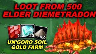 500 ELDER DIEMETRADONS WORLD OF WARCRAFT CLASSIC UN GORO SOIL WARRIOR GOLD FARM