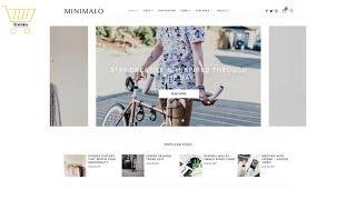 Minimalo - A Minimal Blog WordPress Theme for Creative Websites