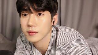 자기야~ 잠들기 전 남자친구 롤플레이+달콤한 단어 속삭임 ASMR ️Boyfriend Roleplay ASMR  | Korean Male 남자 | 베일드