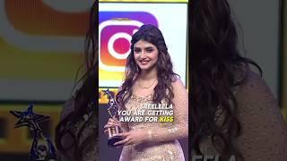 Sreeleela Got Award For Kiss | Sreeleela Speech