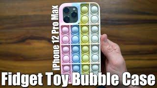 Fidget Toy Pop It Bubble Case for iPhone 12 Pro Max