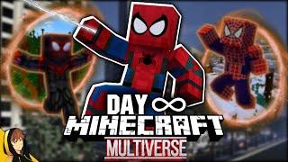 I Survived ∞ Days? in the Multiverse as Spiderman in Minecraft... Here's What Happened!