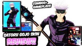 *NEW* SATORU GOJO SKIN!! | Best Combos | Gameplay | Before You Buy | Fortnite Jujutsu Kaisen