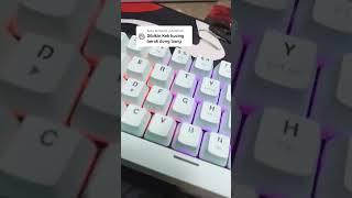 Pesona Keyboard Mechanical 100 Ribuan #keyboard #fantech #fantechatom63 #keyboardmechanicalmurah