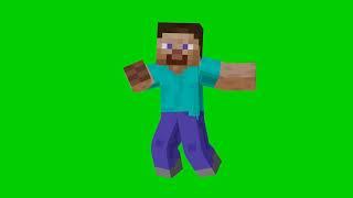 Minecraft Steve Dancing Greenscreen Free