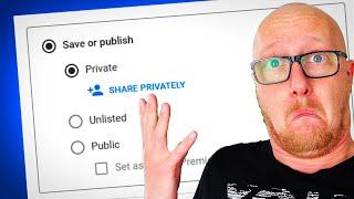 The Difference between Private, Public & Unlisted YouTube video - in 1 min