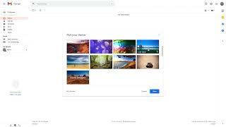 How to change the Gmail theme 2022