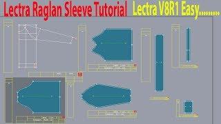 Lectra Modaris Beginner Tutorial | Raglan Dress Tutorial | Raglan Sleeve Pattern | Lectra  Software