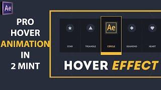 Hover Animation in After Effects | Motion Graphics