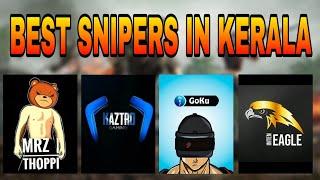 PUBG BEST SNIPERS IN KERALA | MRZ GOKU, KAZTRO, MRZ THOPPI, EAGLE GAMING | PUBG BOOMER