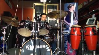 Dimostrazione Batteria X-drum quick start Pop presso Mondo Musica Store, drummer Ettore Ciccone