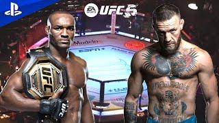 Conor McGregor Vs Kamaru Usman FULL FIGHT (UFC 5 Simulation) PS5