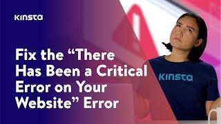 How to Fix “There Has Been a Critical Error on Your Website” Error