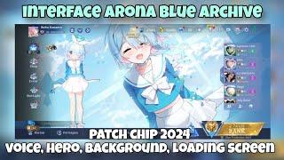 Script Interface Arona Blue Archive | Interface Patch Chip 2024