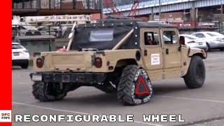 Reconfigurable Wheel Track & Extreme Travel Suspension By DARPA