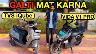 Galti Mat KarnaTVS iQube Kharide ya Vida V1 Pro? | 30000 ka Fark? #abhishekmoto #iqubevsvida