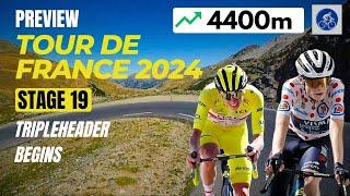 TOUR DE FRANCE 2024 Stage 19 - Pogacar, Vingegaard And Remco In the Alpine Triple-header PREVIEW