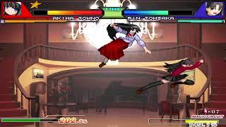 NICK54222 MUGEN: Akiha Tohno VS Rin Tohsaka