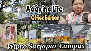 My first day at Wipro Office | Office Vlog | Wipro Sarjapura Campus | Bangalore days