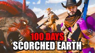 WE Played 100 Days of Scorched Earth [ARK Survival Ascended]