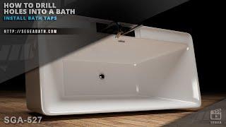 How to install the bathtub armature on SEGEA SGA-527 bathtub?