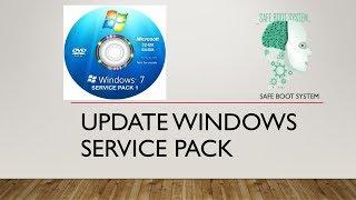 How to download windows 7 service pack 1 and Install | SP1 | SP2 | Safe Boot System