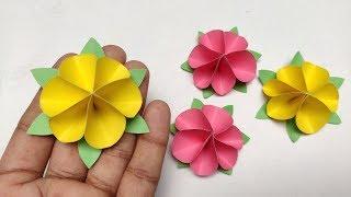 Easy Paper Flowers | kagojer ful | ful banano । Paper Craft