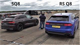 Audi RSQ8 vs Audi SQ8 - Drag Race