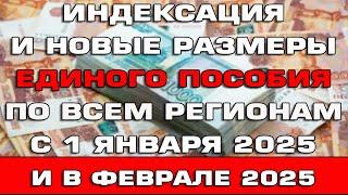 Повышение и новые размеры Единого пособия с 1 января 2025 во всех регионах