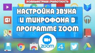 Почему в ZOOM не работает звук и микрофон?