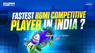 FASTEST BGMI COMPETITIVE PLAYER IN INDIA?  | 4 FINGER + GYRO | #BGMI CLIPS